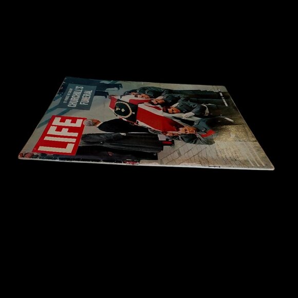 Rare Life Magazine February 5, 1965 Churchill Funeral - Picture 3 of 14